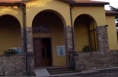 La chiesa dei frati Cappuccini che ospita il centro di aiuto alla vita 