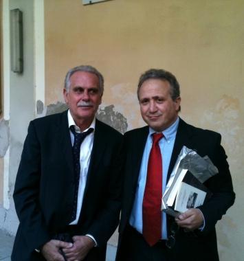 Giaconi col presidente del tribunale Vincenzo Martorano 