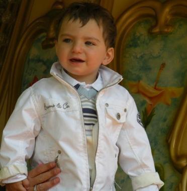 Matteo spegne due candeline