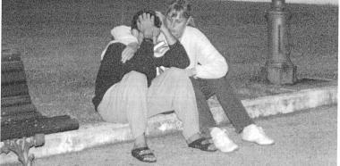 <b>TRAGEDIA.</b> La disperazione di Fulvio Del Pistoia dopo lincidente 