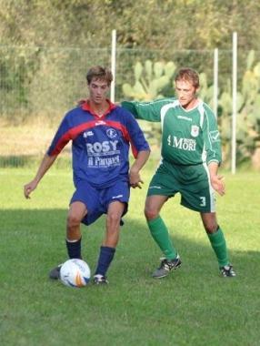 Vincenzo Zaccaria con la palla 