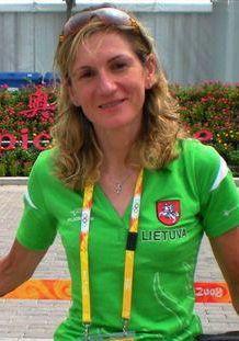 La campionessa Edita Pucinskaite 