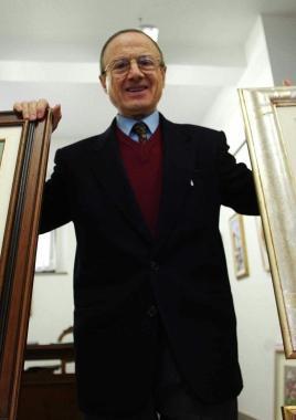 Il critico darte Mario Meozzi 