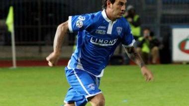<b>Centravanti. </b>Luca Saudati con la maglia azzurra