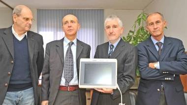 La presentazione degli ecografi. In alto: intervento su un incidente