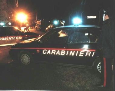 Un controllo dei carabinieri      