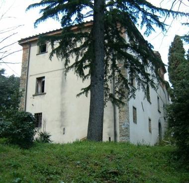 Una veduta di Villa Ciampolini a Chianni   