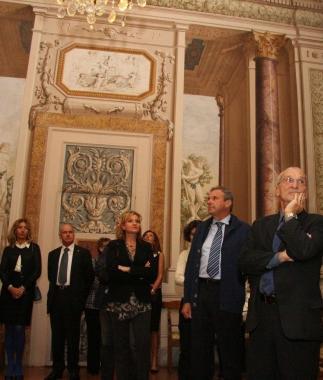 Un momento della presentazione in San Niccol&ograve; della nuova societ&agrave; della Cap 