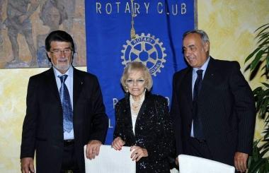 Celina Seghi alla serata del Rotary Filippo Lippi (Foto Ranfagni) 