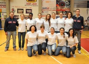 La squadra di serie D femminile del Volley Cecina 