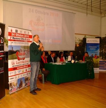 La presentazione della Lucca Marathon (Vip) 