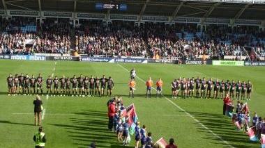 Grande giornata di rugby al Twickenam Stoop Stadium di Londra