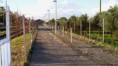 La pista ciclabile pulita
