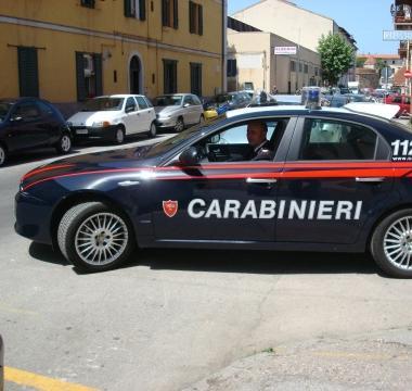 Una pattuglia dei carabinieri 