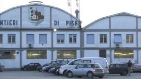 Lo stabilimento dei Cantieri di Pisa