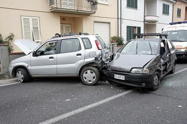 Lincidente di ieri in via del Pino 