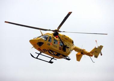 Lelicottero del 118 soccorso 
