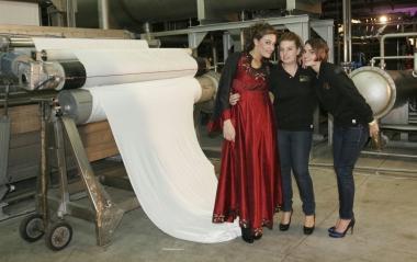 Studentesse dellIstituto darte alla Nuove Fibre 
