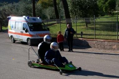 La corsa dei carretti a Schignano 