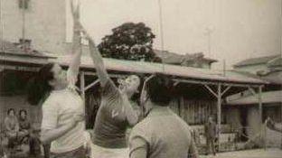 Una gara dell’As Lucca negli anni Cinquanta (foto da www.museodelbasket.it)