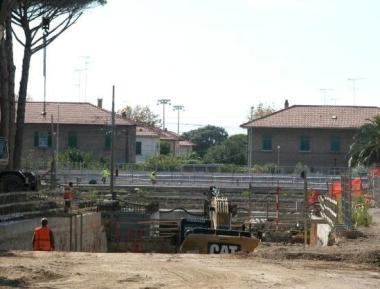 I lavori al sottopasso di via Forl&igrave;   