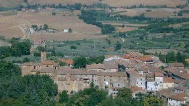 Una veduta panoramica di Chianni
