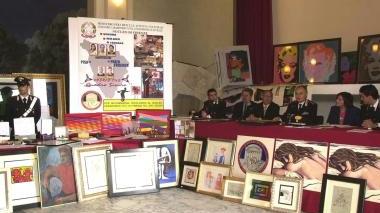 La conferenza stampa di carabinieri e Procura per illustrare l’operazione “Quadro sicuro”