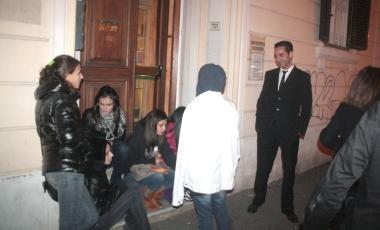 La Iena Matteo Viviani luned&igrave; sera in viale Carducci, sede della Muliebris 