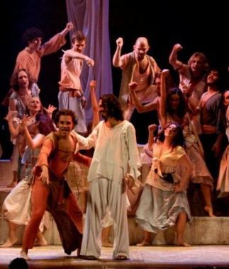 Una messa in scena del musical Jesus Christ Superstar  