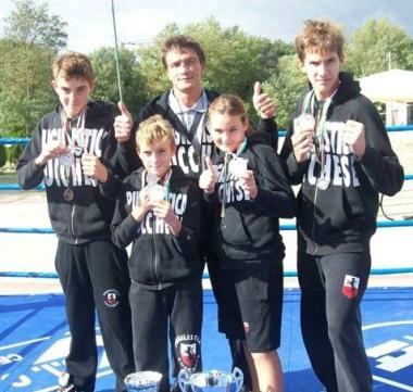 I ragazzi della Pugilistica Lucchese 