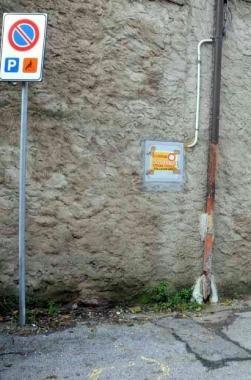 Il parcheggio dove avvenne la lite 