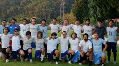 Il gruppo dei giocatori del Progresso Montelupo ad inizio preparazione