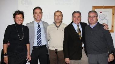 I protagonisti dell’accordo raggiunto ieri a Prato sulla formazione