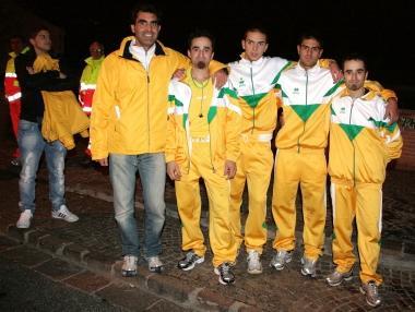 Gli atleti del rione Capannacce, vincitore del palio 2010 