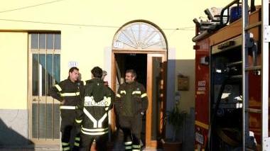 Pompieri nella casa di Molin Nuovo
