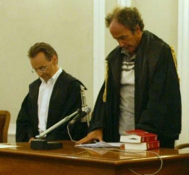 I giudici Zucconi e Del Forno 