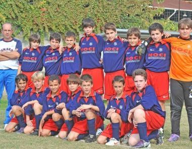 La squadra Esordienti della Breda calcio, battuti in casa dallAglianese 