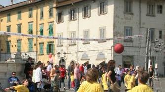 Allenamenti di volley dei ragazzi col Cgfs