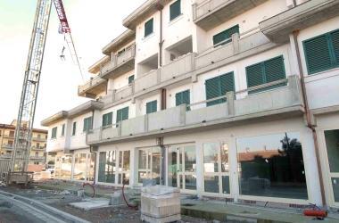 Palazzine in costruzione in via della Repubblica a Quarrata  