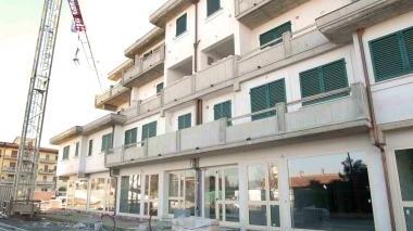 Palazzine in costruzione in via della Repubblica a Quarrata