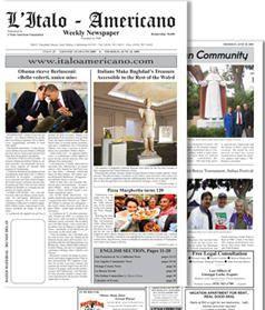 Alcune pagine del giornale LItalo-Americano 