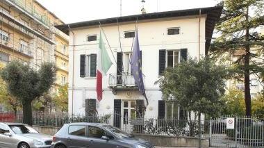La caserma della Guardia di Finanza di Montecatini