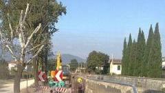 L’argine del torrente Iolo
