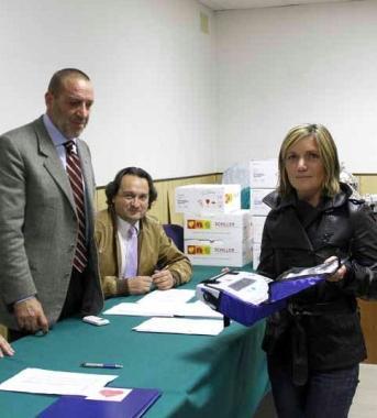 La consegna dei diplomi 
