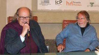 Ugo Gregoretti con Felice Laudadio