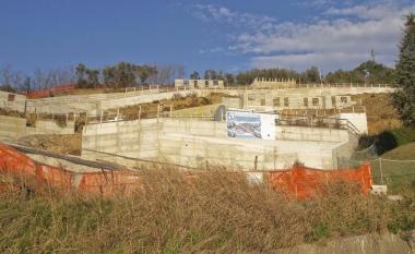 Il cantiere della Baccanella a Quiesa 