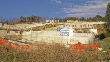 Il cantiere della Baccanella a Quiesa