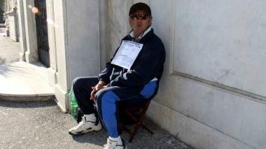 SCIOPERO DELLA FAME. Prosegue lo sciopero della fame di Vincenzo Labellarte(nella foto), della ...