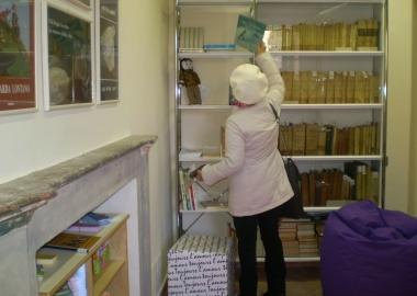 Linterno della nuova biblioteca 