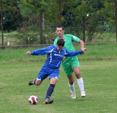 Un momento della partita fra Caletta e Metano Casa     